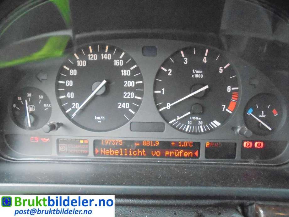 BMW 5-Serie 1996-2003 (E39) (E39), Motorkode: M52-B25, Girkassekode:
