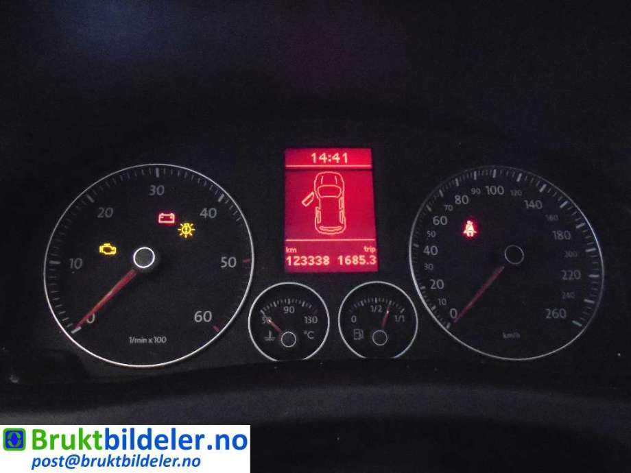 VW Golf, Plus/Cross 2005-2009 (Fase 1) , Motorkode: BLS, Girkassekode: 