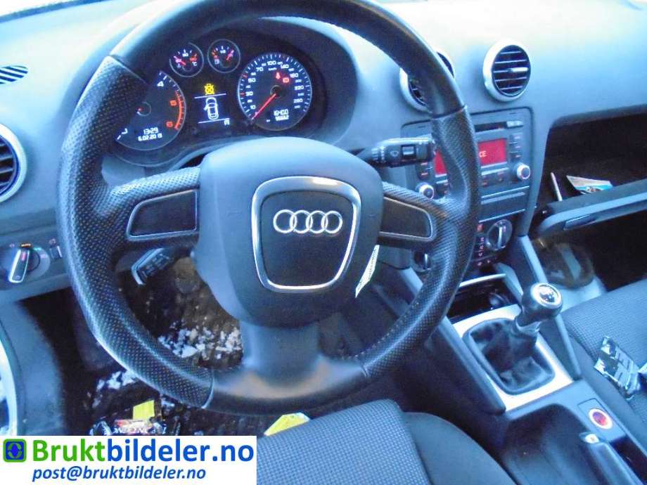 Audi A3 2009-2012 (Type II, Fase 2) , Motorkode: CAYC, Girkassekode: 