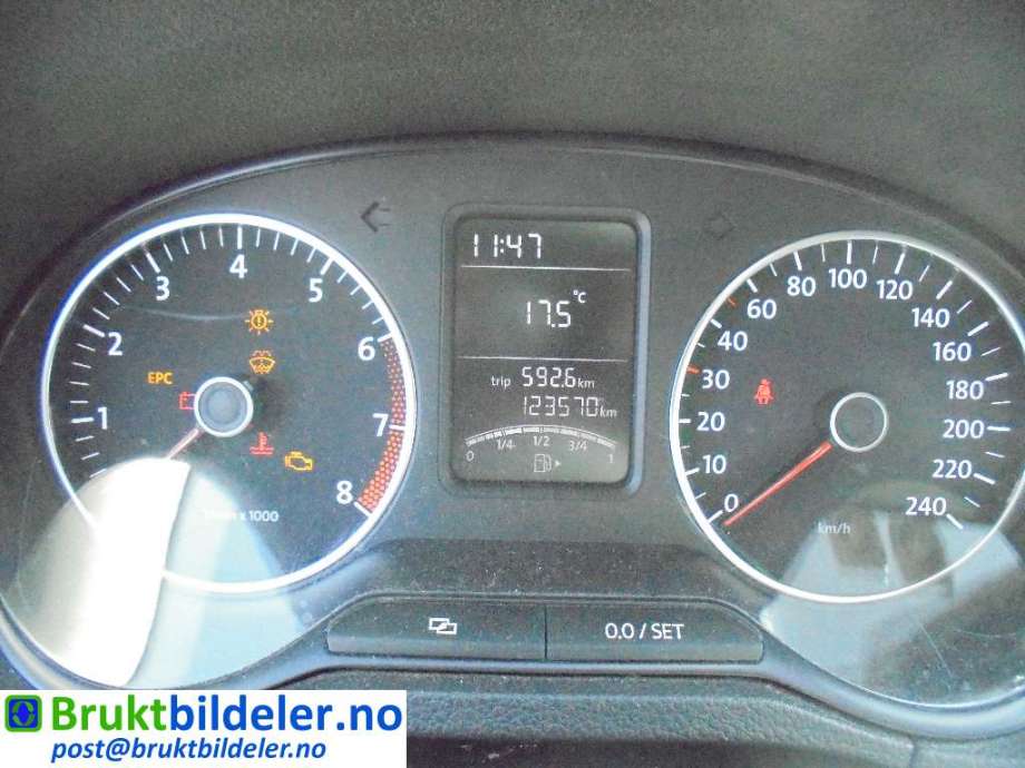 VW Polo 2009-2014 (Type V, Fase 1) , Motorkode: CGPA, Girkassekode: LNR