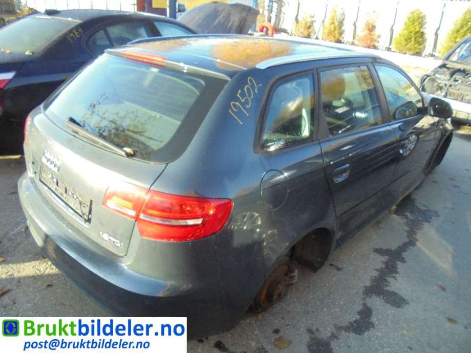 Audi A3 2009-2012 (Type II, Fase 2) , Motorkode: CAYC, Girkassekode: LQN