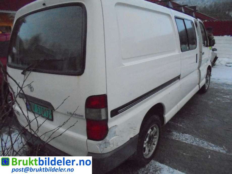 Toyota Hiace 2001-2006 (Fase 2) , Motorkode: 2KD-FTV, Girkassekode: