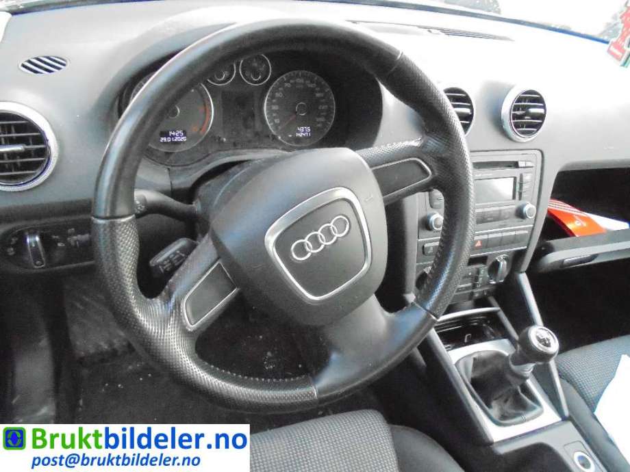 Audi A3 2009-2012 (Type II, Fase 2) , Motorkode: CBAB;CFFB, Girkassekode: LNZ
