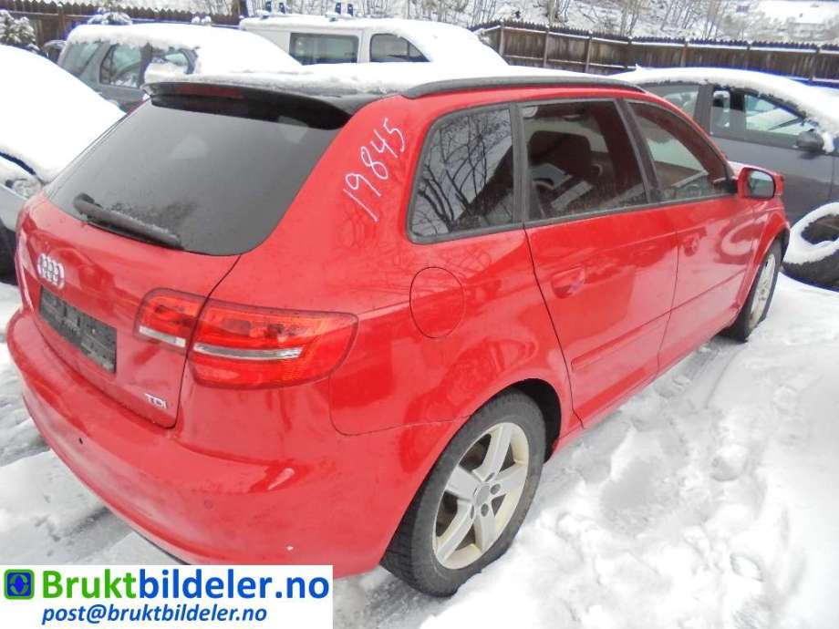 Audi A3 2009-2012 (Type II, Fase 2) , Motorkode: CAYC, Girkassekode: 