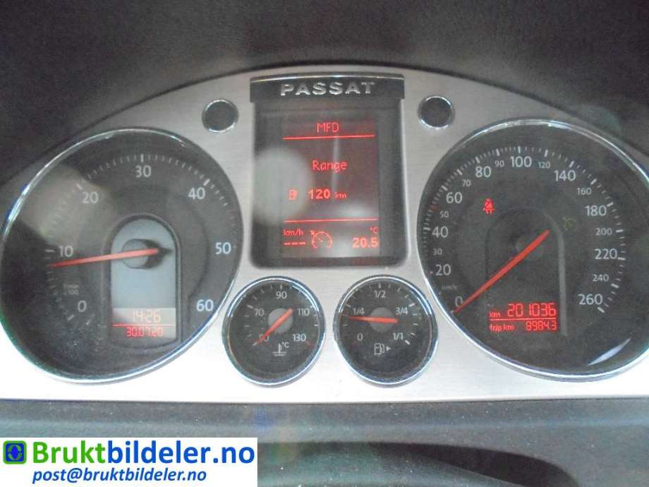 VW Passat 2005-2010 (B6) (B6), Motorkode: BKP, Girkassekode: 