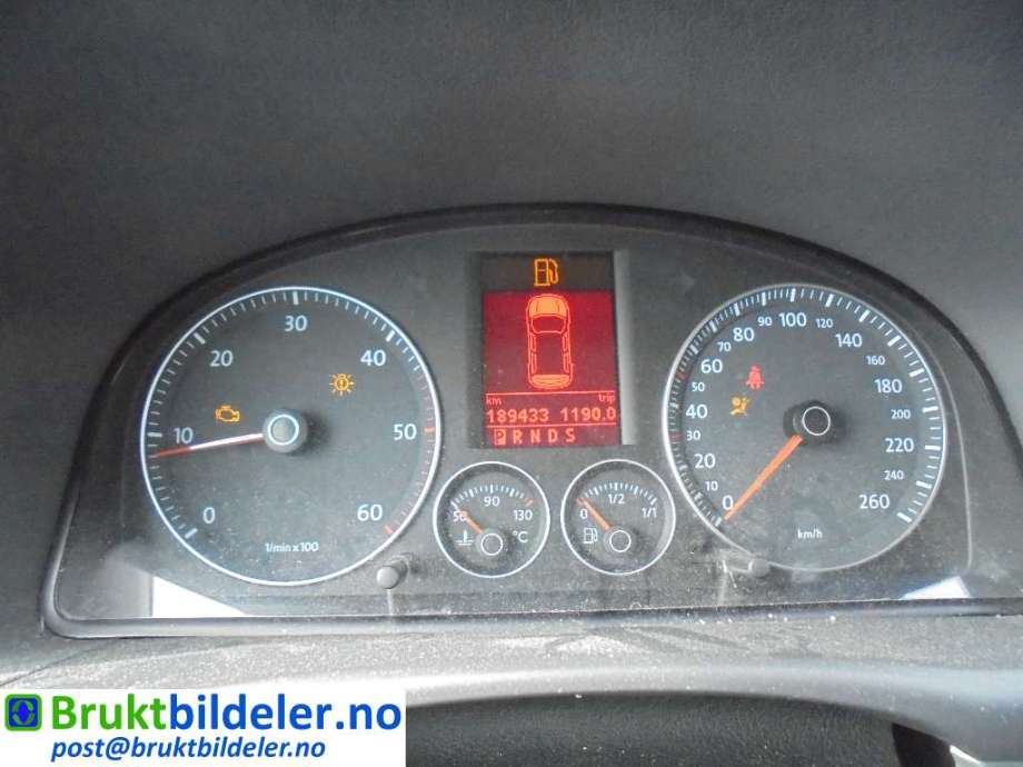VW Touran 2007-2010 (Type I, Fase 2) , Motorkode: BKD, Girkassekode: 