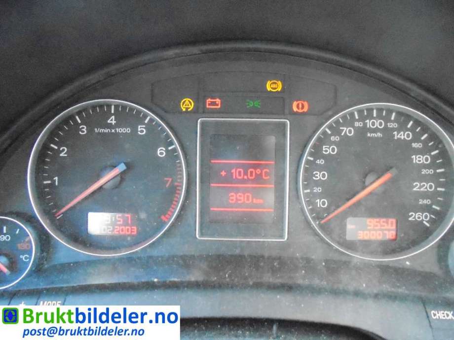 Audi A4 2001-2004 (Type II) (B6) (B6), Motorkode: AVJ, Girkassekode: