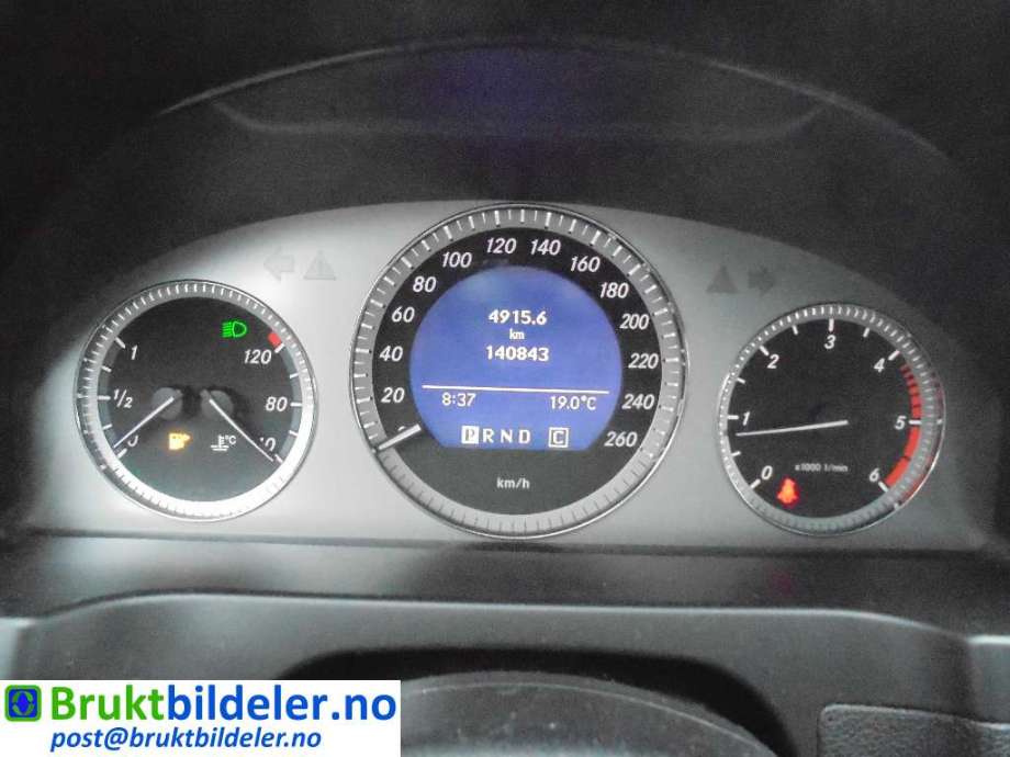 Mercedes C-Klasse 2007-2011 (Fase 1) (W204) (W204), Motorkode: OM646.811, Girkassekode: 