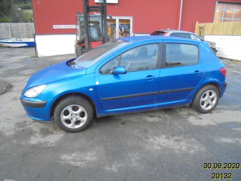 Peugeot 307 2001-2004 (Fase 1) , Motorkode: NFU, Girkassekode: 