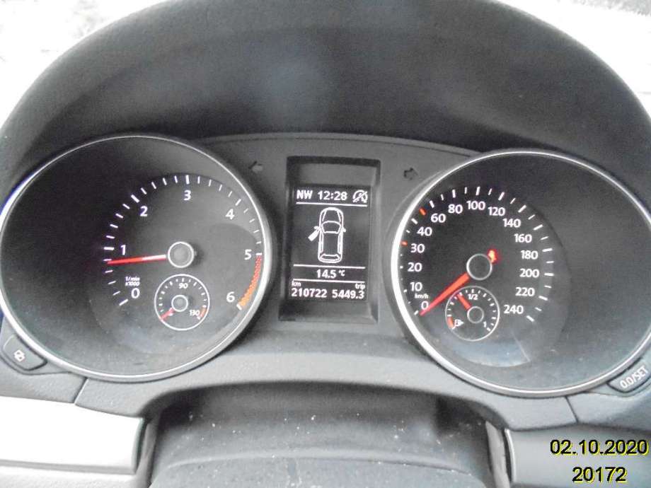 VW Golf VI 2008-2012 , Motorkode: CAYC, Girkassekode: 