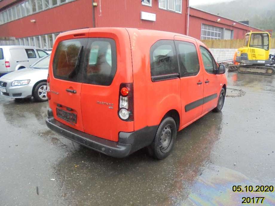 Peugeot Partner 2008-2015 (Type II, Fase 1) , Motorkode: 9HF, Girkassekode: 