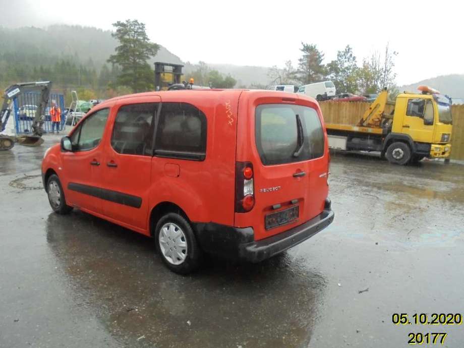 Peugeot Partner 2008-2015 (Type II, Fase 1) , Motorkode: 9HF, Girkassekode: 