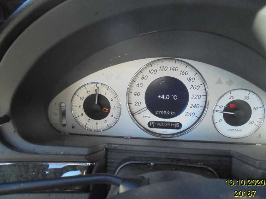 Mercedes E-Klasse 2002-2006 (Fase 1) (W211) (W211), Motorkode: OM628.961, Girkassekode: