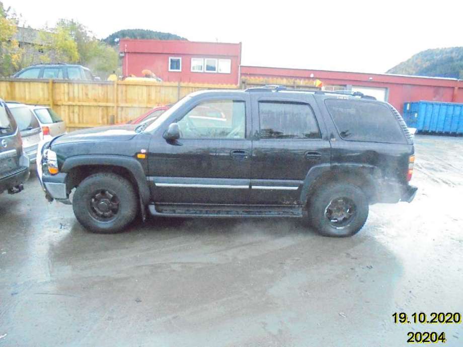 Chevrolet Tahoe 2001-2005 (Type II) , Motorkode: T, Girkassekode: 