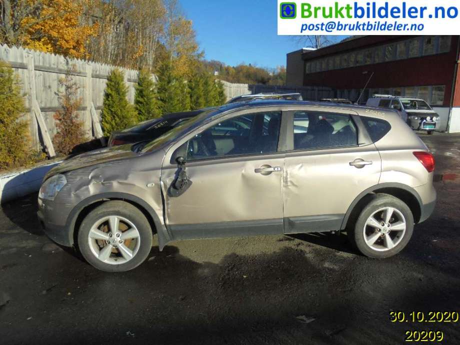 Nissan Qashqai 2007-2010 (Type I, Fase 1) , Motorkode: K9K, Girkassekode: 