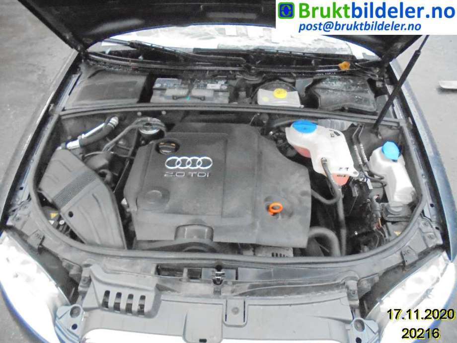 Audi A4 2004-2008 (Type III) (B7) (B7), Motorkode: BLB;BRE, Girkassekode: 