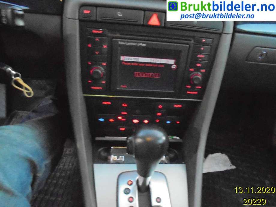 Audi A4 2001-2004 (Type II) (B6) (B6), Motorkode: AVF;AWX, Girkassekode: 