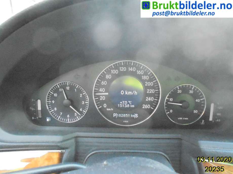 Mercedes E-Klasse 2002-2006 (Fase 1) (W211) (W211), Motorkode: , Girkassekode: 