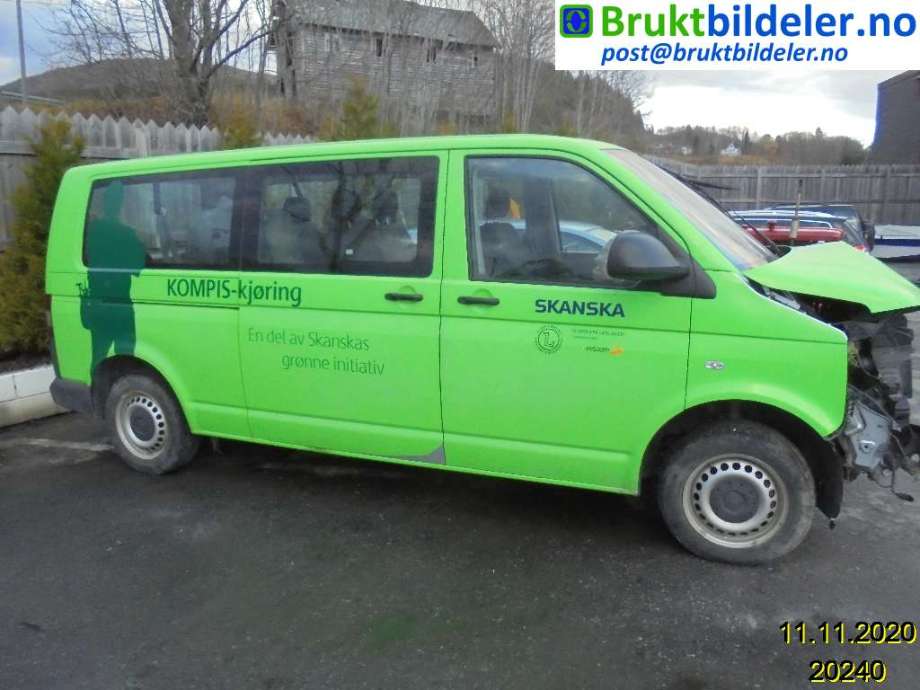 VW Transporter / Caravelle 2009-2015 (Fase 2) (T5) (T5), Motorkode: CAAD, Girkassekode: 