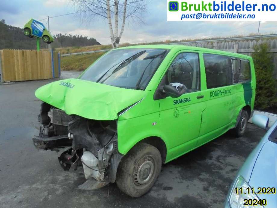 VW Transporter / Caravelle 2009-2015 (Fase 2) (T5) (T5), Motorkode: CAAD, Girkassekode: 
