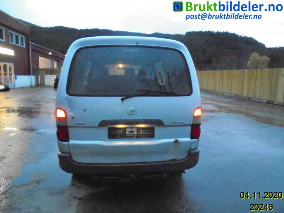 Toyota Hiace 2001-2006 (Fase 2) , Motorkode: 2KD-FTV, Girkassekode: 