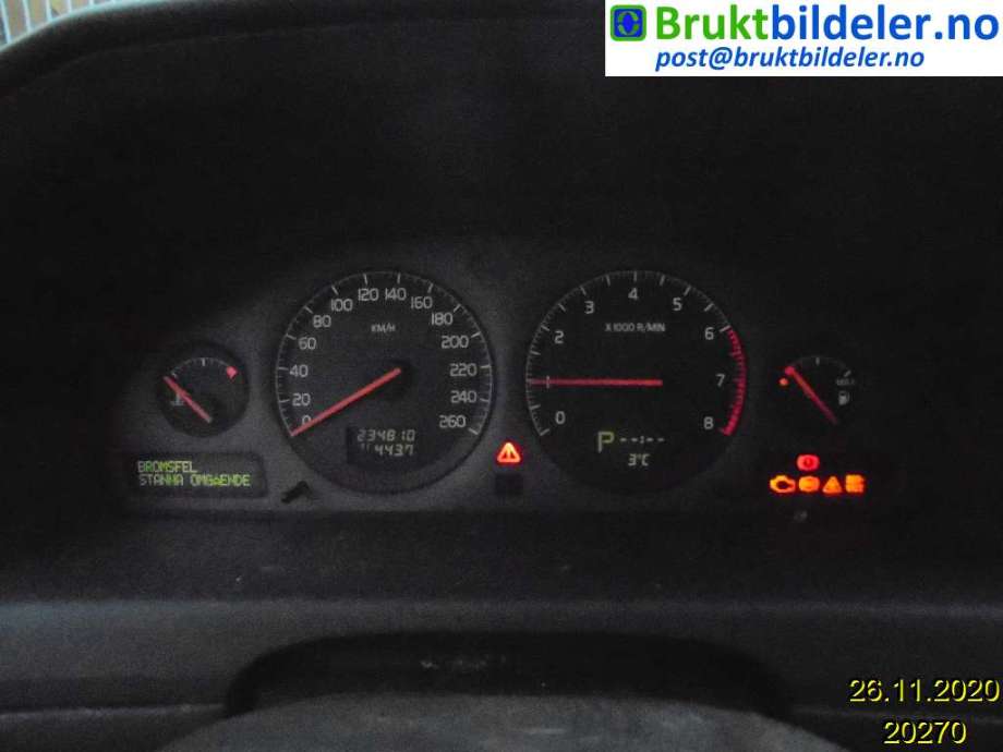 Volvo V70 2000-2004 (Type II, Fase 1) , Motorkode: B5204T5, Girkassekode: 