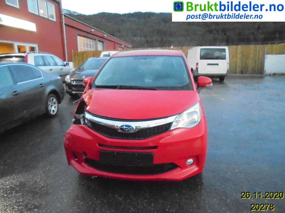Subaru Trezia 2011-2013 , Motorkode: 1NR-FE, Girkassekode: 