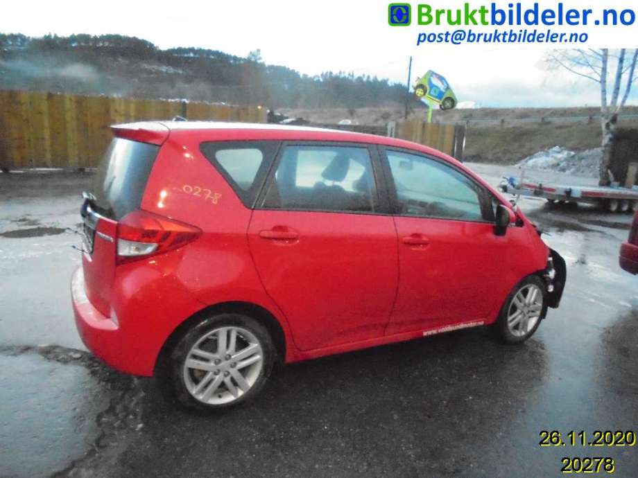 Subaru Trezia 2011-2013 , Motorkode: 1NR-FE, Girkassekode: 