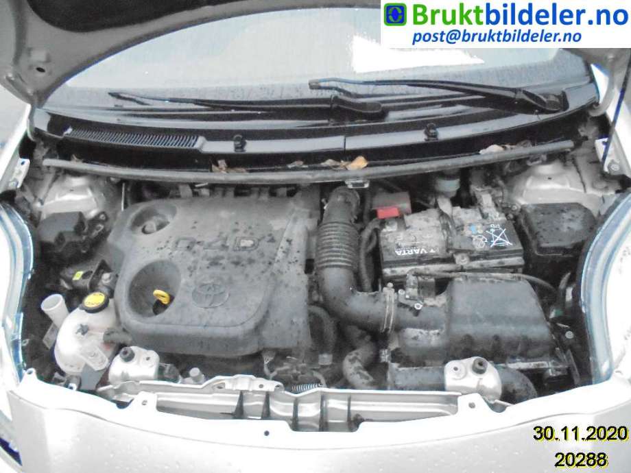 Toyota Yaris 2009-2011 (Type II, Fase 2) , Motorkode: 1ND-TV, Girkassekode: 