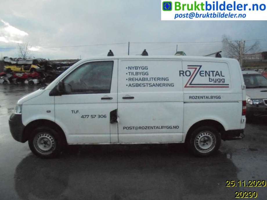 VW Transporter / Caravelle 2009-2015 (Fase 2) (T5) (T5), Motorkode: BRS, Girkassekode: