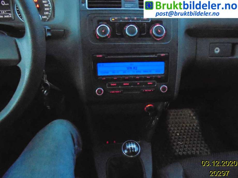 VW Touran 2010-2015 (Type I, Fase 3) , Motorkode: CAYC, Girkassekode: 
