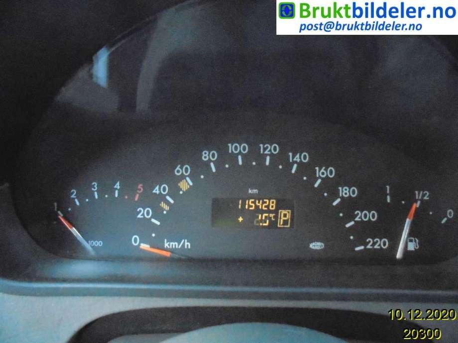 Mercedes A-Klasse 1998-2004 (W168) (W168), Motorkode: OM668.942, Girkassekode: 
