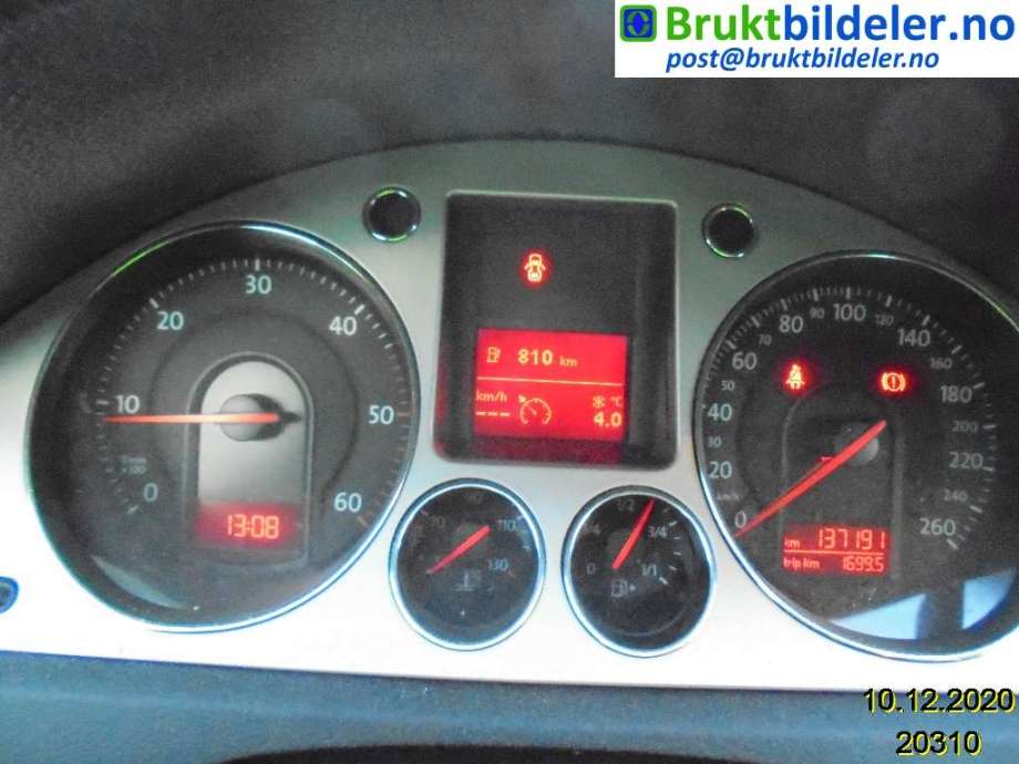 VW Passat 2005-2010 (B6) (B6), Motorkode: BLS, Girkassekode: