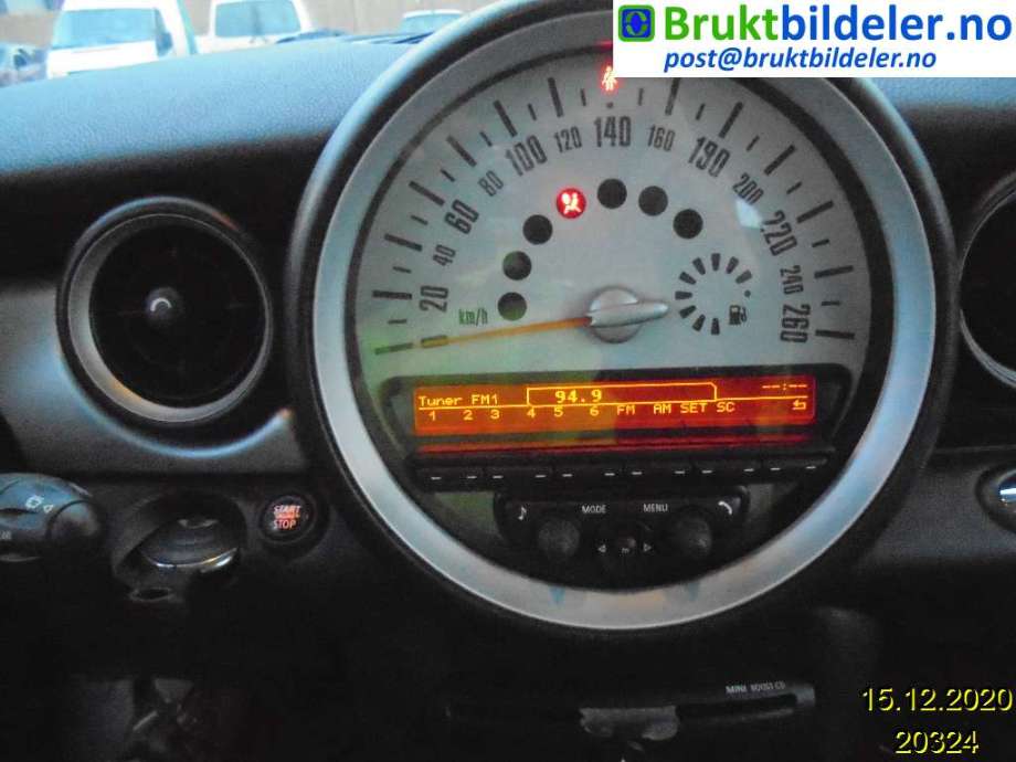 Mini One/Cooper 2007-2014 (R55-57) (R55-57), Motorkode: N47-C16A, Girkassekode: 