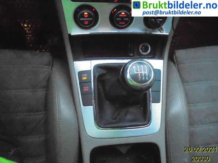 VW Passat 2005-2010 (B6) (B6), Motorkode: BKP, Girkassekode: 