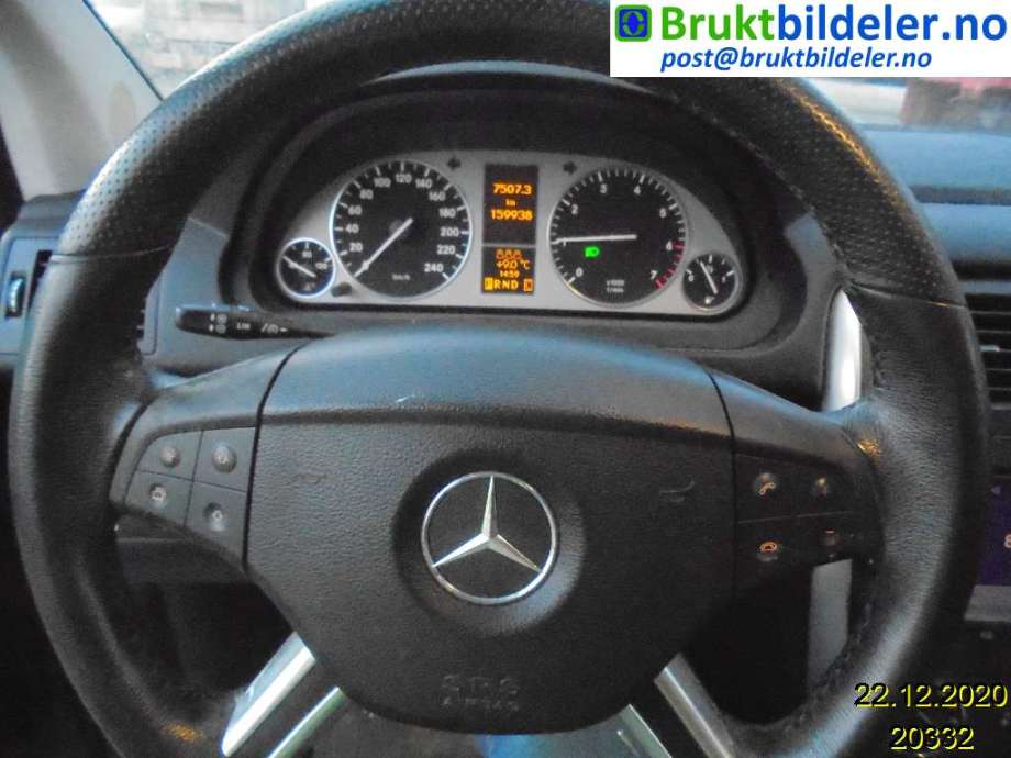 Mercedes B-Klasse 2005-2008 (Fase 1) (W245) (W245), Motorkode: M266.940, Girkassekode: 
