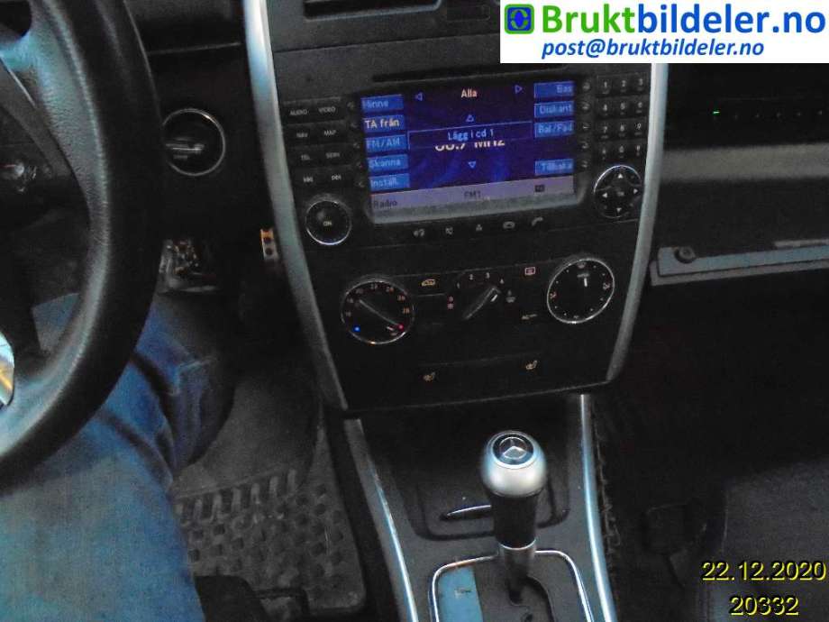 Mercedes B-Klasse 2005-2008 (Fase 1) (W245) (W245), Motorkode: M266.940, Girkassekode: 