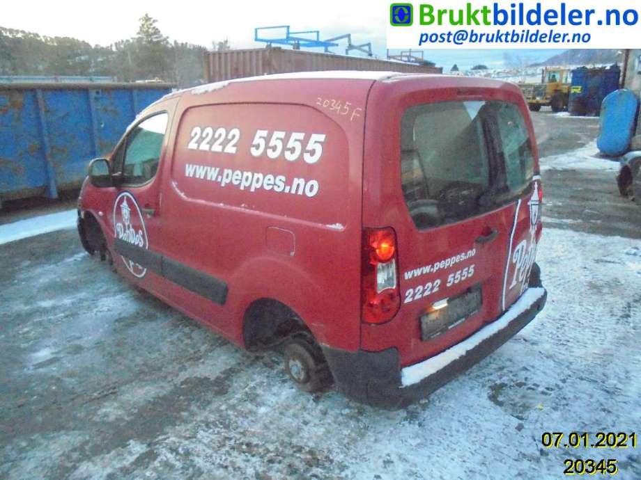 Peugeot Partner 2008-2015 (Type II, Fase 1) , Motorkode: 9HN;9HT, Girkassekode: 