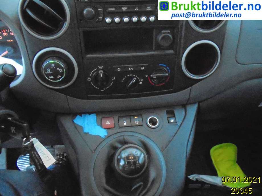 Peugeot Partner 2008-2015 (Type II, Fase 1) , Motorkode: 9HN;9HT, Girkassekode: 