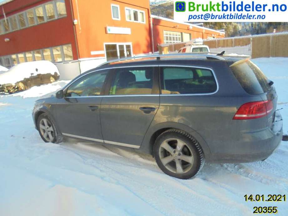 VW Passat 2011-2015 (B7) (B7), Motorkode: CFFB, Girkassekode: 