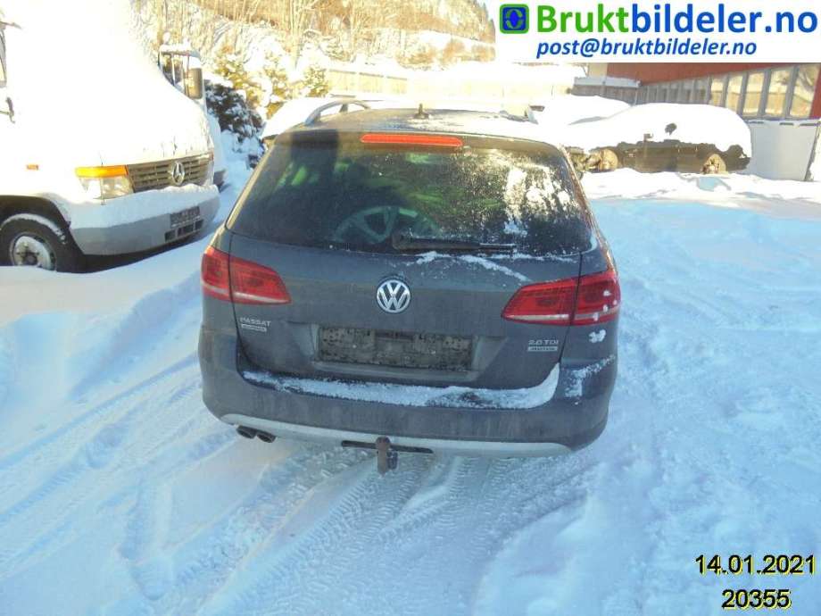 VW Passat 2011-2015 (B7) (B7), Motorkode: CFFB, Girkassekode: 