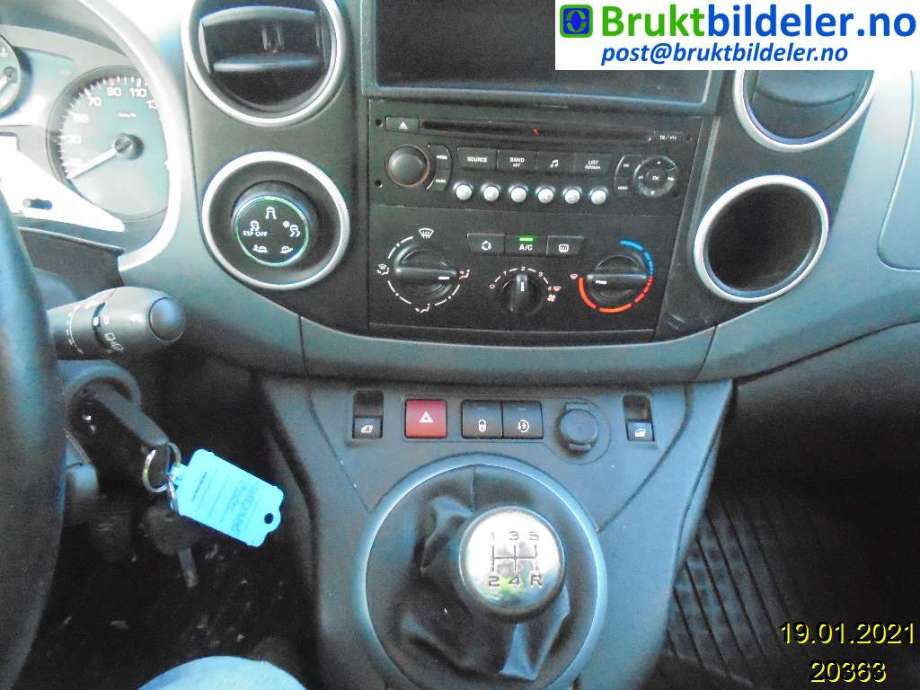 Citroën Berlingo 2008-2015 (Type II, Fase 1) , Motorkode: 9HV;9HX, Girkassekode: 