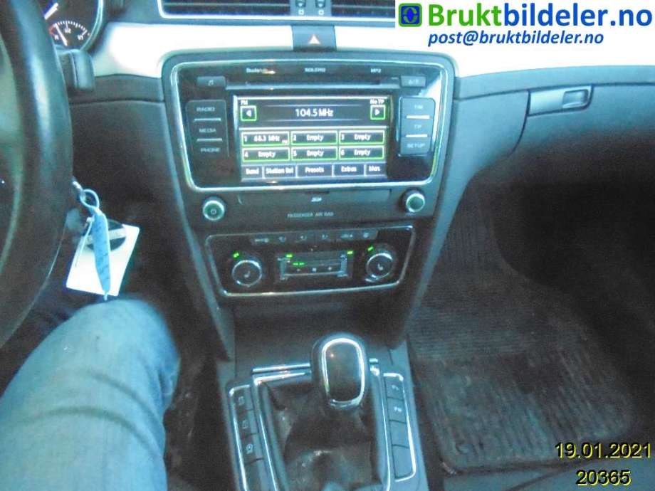 Škoda Superb 2008-2015 (Type II) , Motorkode: CAYC, Girkassekode: 