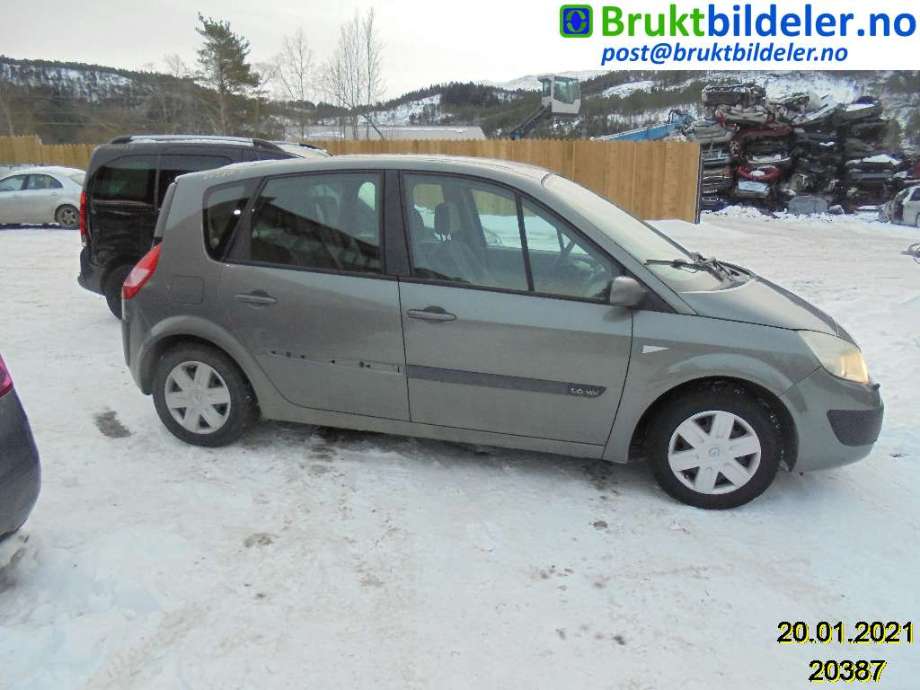 Renault Scenic 2003-2009 (Type II) , Motorkode: K4M-760;K4M-761, Girkassekode: 