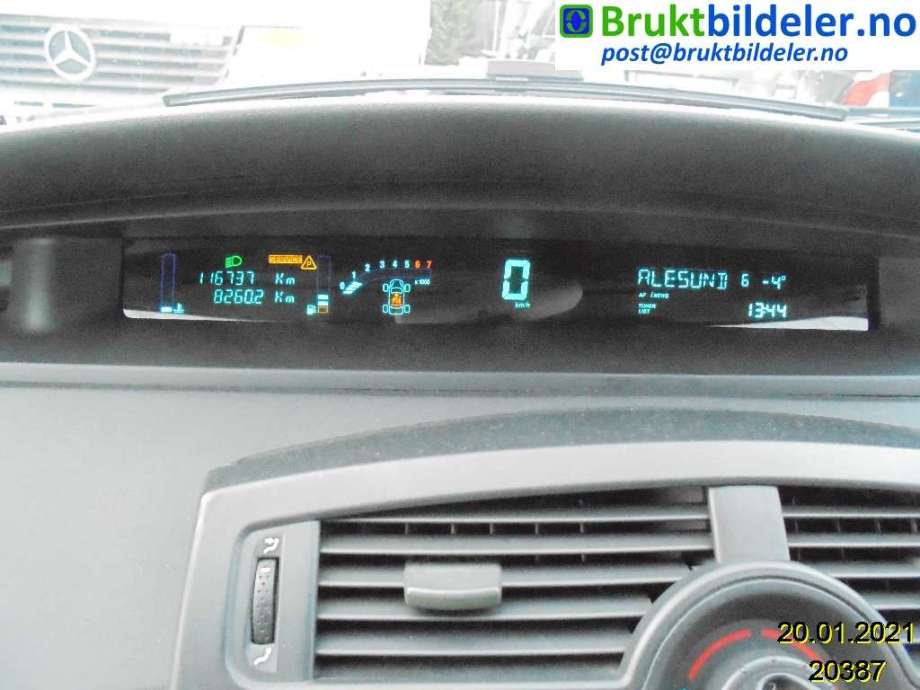 Renault Scenic 2003-2009 (Type II) , Motorkode: K4M-760;K4M-761, Girkassekode: 