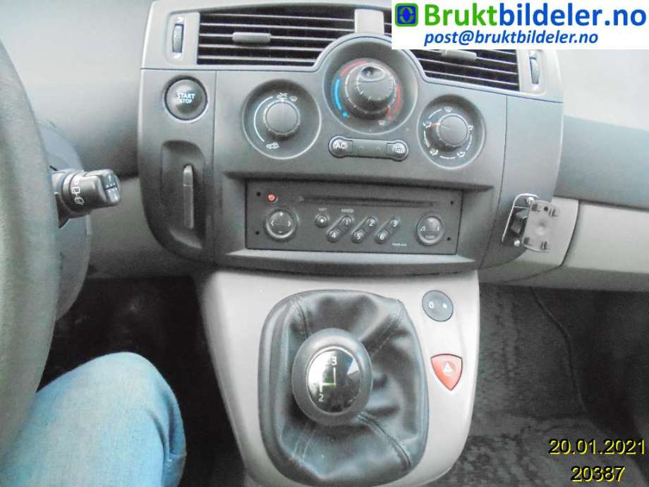 Renault Scenic 2003-2009 (Type II) , Motorkode: K4M-760;K4M-761, Girkassekode: 