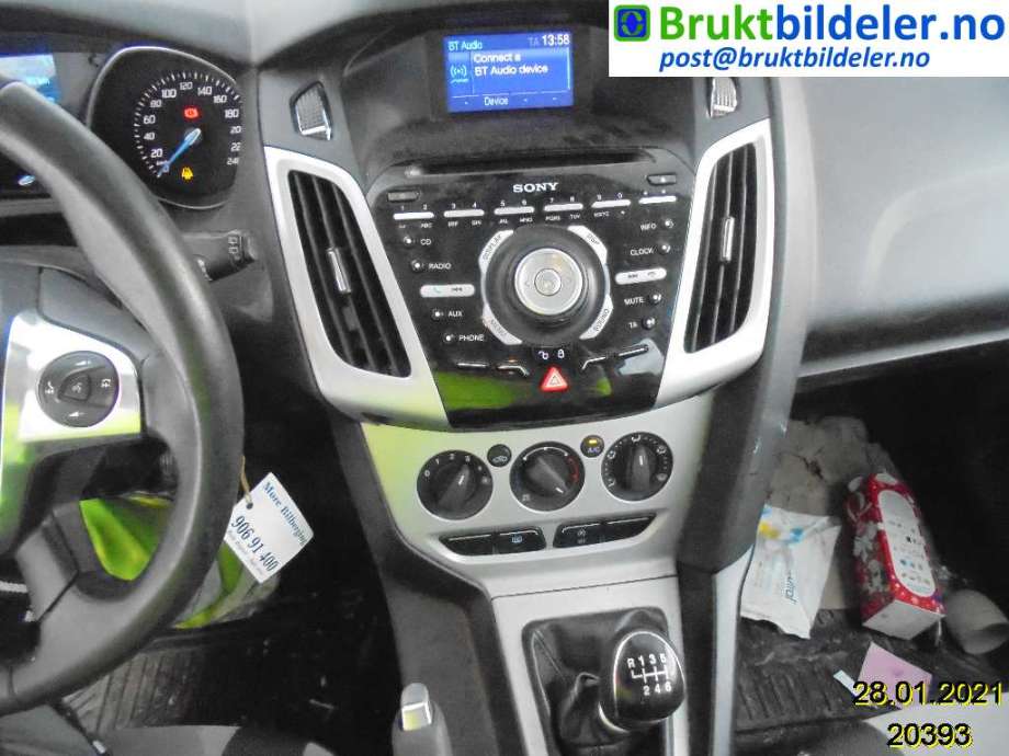 Ford Focus 2011-2014 (Type III, Fase 1) , Motorkode: M1DA, Girkassekode: 