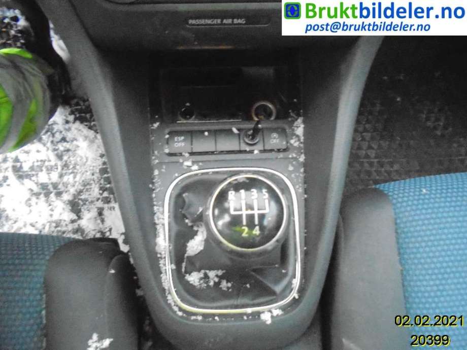 VW Golf VI 2008-2012 , Motorkode: CAYC, Girkassekode: