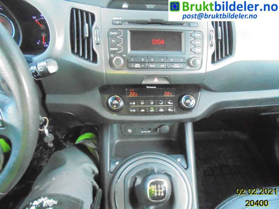 Kia Sportage 2010-2016 (Type III) , Motorkode: D4FD, Girkassekode: 