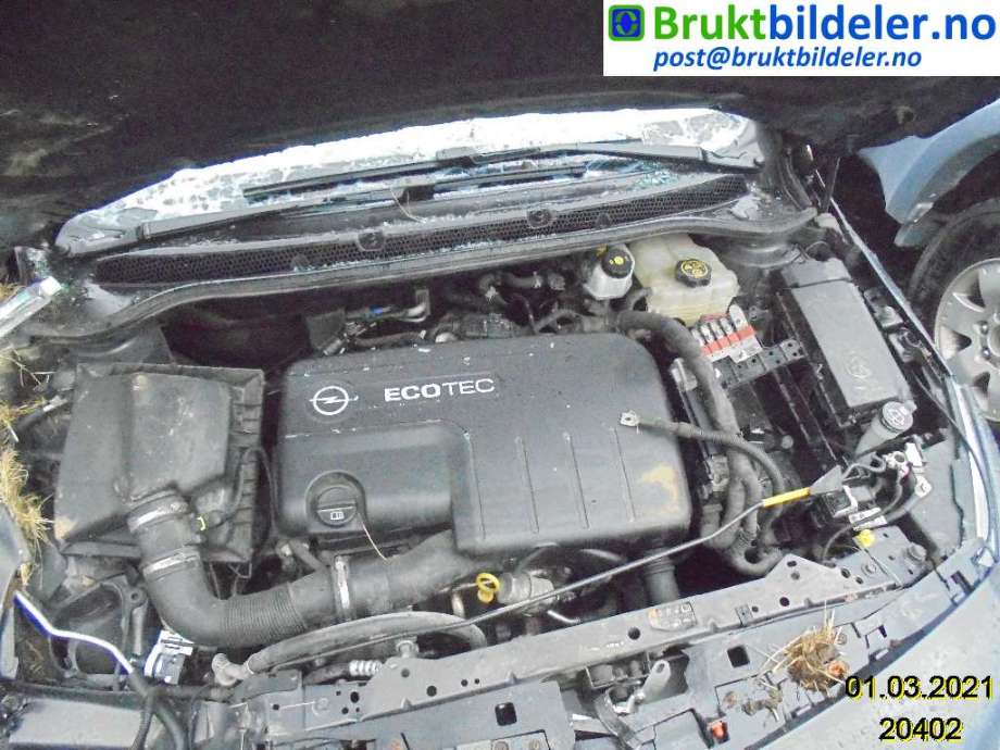 Opel Astra J 2010-2015 , Motorkode: A17DTC;A17DTE, Girkassekode: 